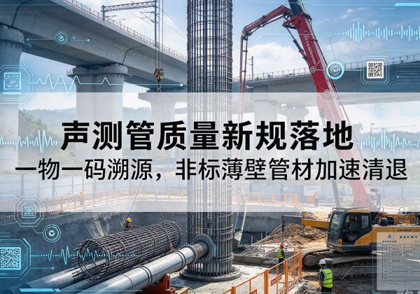 揭阳声测管质量新规落地，一物一码溯源，非标薄壁管材加速清退